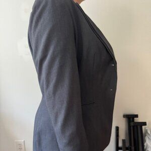 Calvin Klein grey two-Button Blazer - Size 12 Business casual, office, work